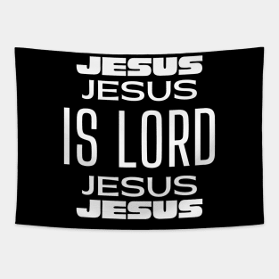 Jesus Is Lord - Christian Faith Tapestry