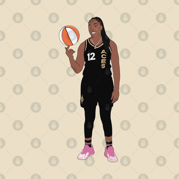 Chelsea Gray Las Vegas Basketball Aces by Hevding