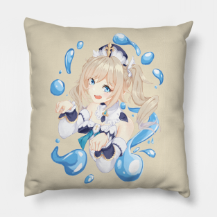 Barbara Genshin Impact Kissen Teepublic De Late, but much thanks to mihoyo for letting me access cbt2, all the best for the closed beta! teepublic