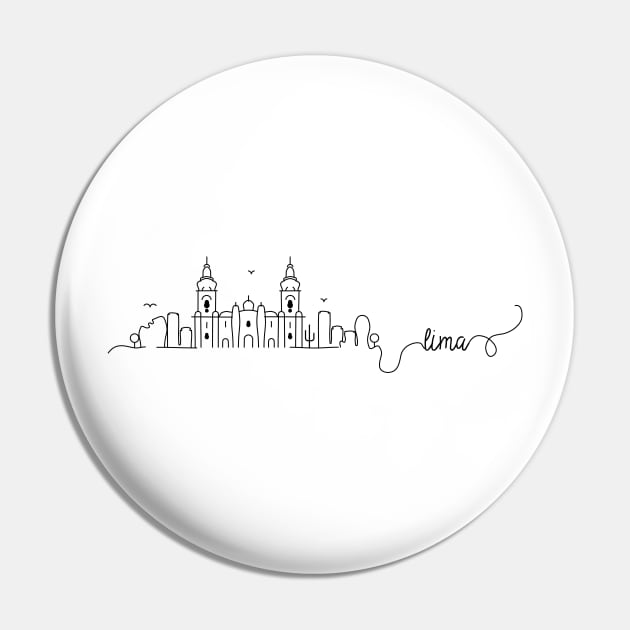 Lima City Signature Pin by kursatunsal