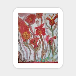 martian blooms Magnet