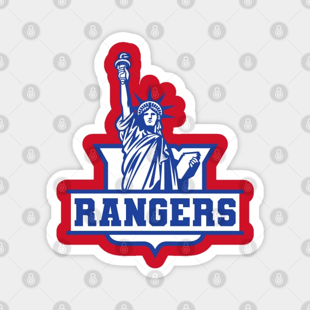 Rangers NY Magnet by Nagorniak