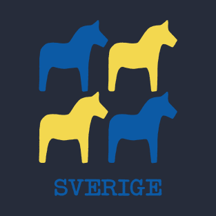 Sverige - Sweden Horses T-Shirt