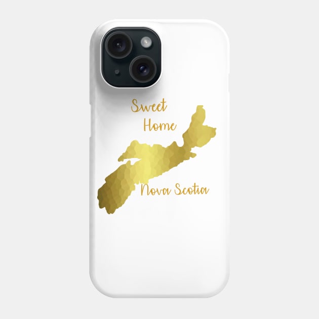 SWEET Home Nova Scotia Gold Phone Case by SartorisArt1