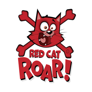 Red Cat Roar T-Shirt