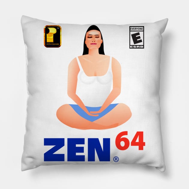 ZEN 64 Pillow by Potatoman