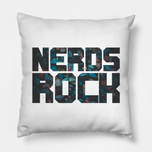 Nerds rock rocky bold statement Pillow