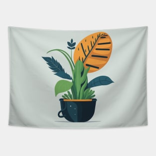 Cute Houseplant Tapestry