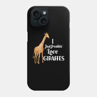 Giraffe - Keep calm and save giraffes Phone Case