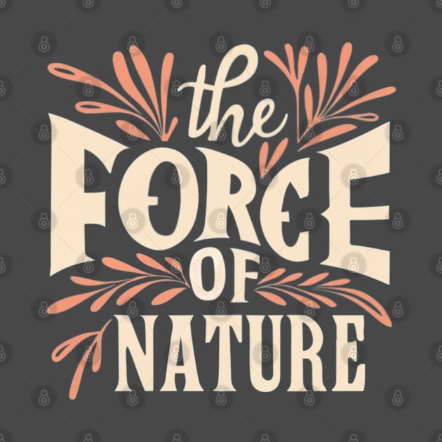 Force of Nature Permaculture Gardening Gardener Forest Farmer Vintage Retro by HelenGie