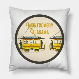 Montgomery Vintage Decal Pillow