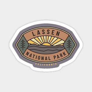 Lassen National Park Logo Magnet