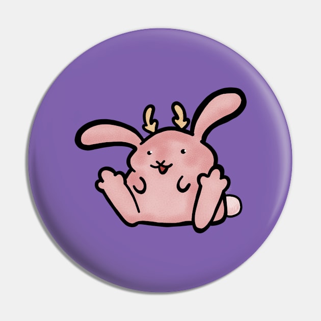 Jackalope Cutie Pie Pin by Sneer Campaign