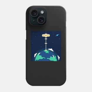 Flat Space Elevator  Phone Case