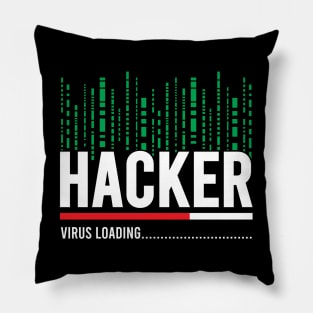 Hacker Virus Loading Pillow