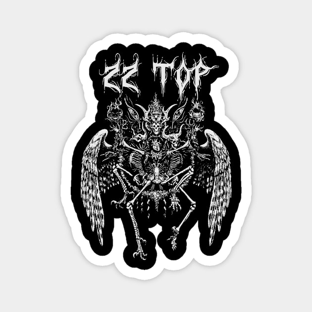 zz top ll darkness Magnet by low spirit