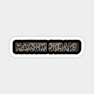 Awesome Proud Name Subaru Pattern Retro Anime Magnet