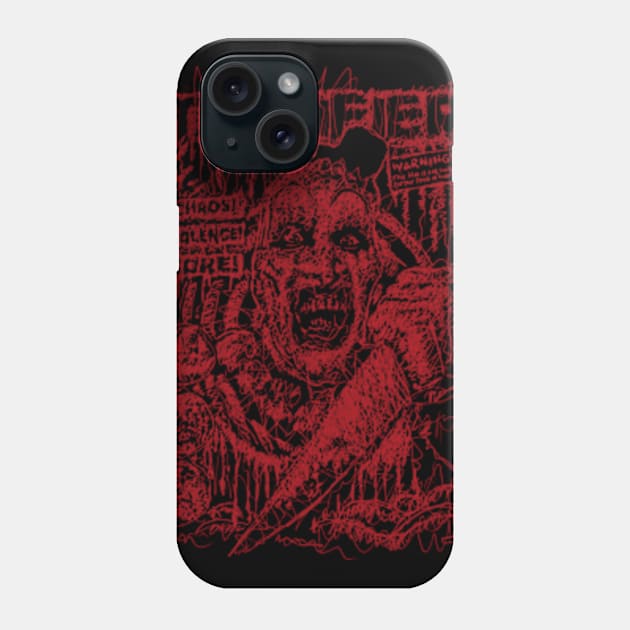 creepy clown 3 Phone Case by VisualNoise