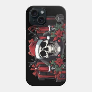 Goth Christmas Skull Phone Case