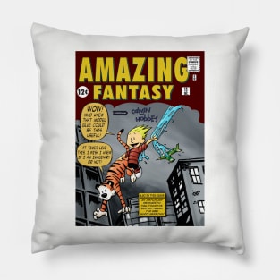 Calvin and his Amazing Friend Parody Pillow