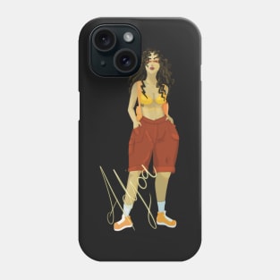 Orange Summer Thanatos Sunglasses Phone Case