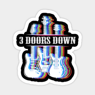 3 DOORS DOWN BAND Magnet