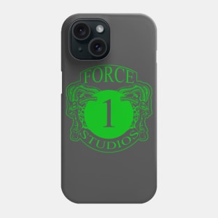 Force 1 Studios Lime Green Line Phone Case