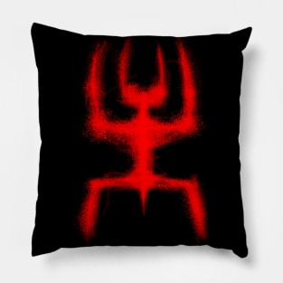 devil symbol Pillow