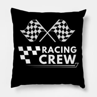 Racing  Crew Race Car Parties Parents Pit Racing Drag Dress T-Shirt Pillow