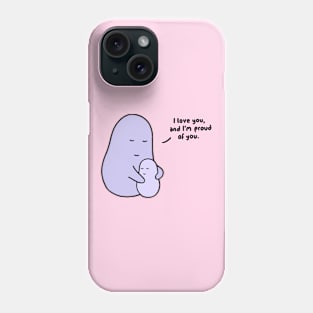 Hug - I Love You (Pastel Pink) Phone Case