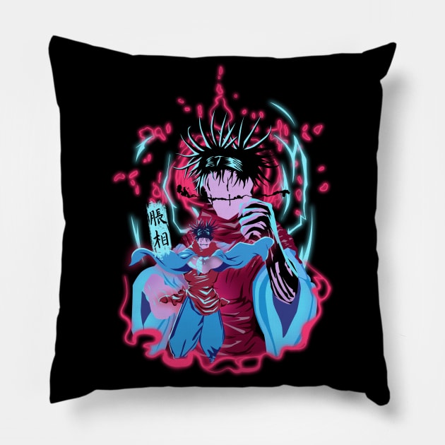 cursed womb death painting kamo Pillow by Afire