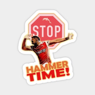 (Redcliffe) Dolphins - Hamiso Tabuai-Fidow - HAMMER TIME Magnet