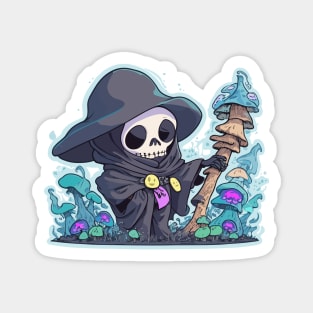 Psychedelic Mushroom Reaper Magnet