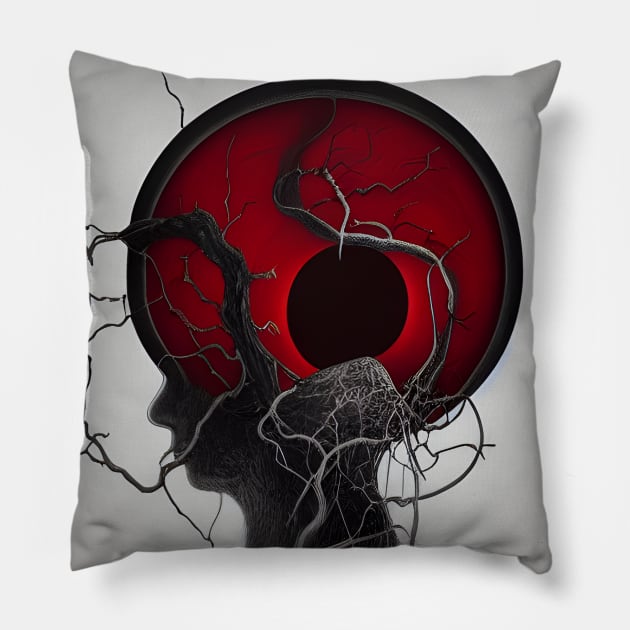 Masterbrain at work Pillow by Spaidox