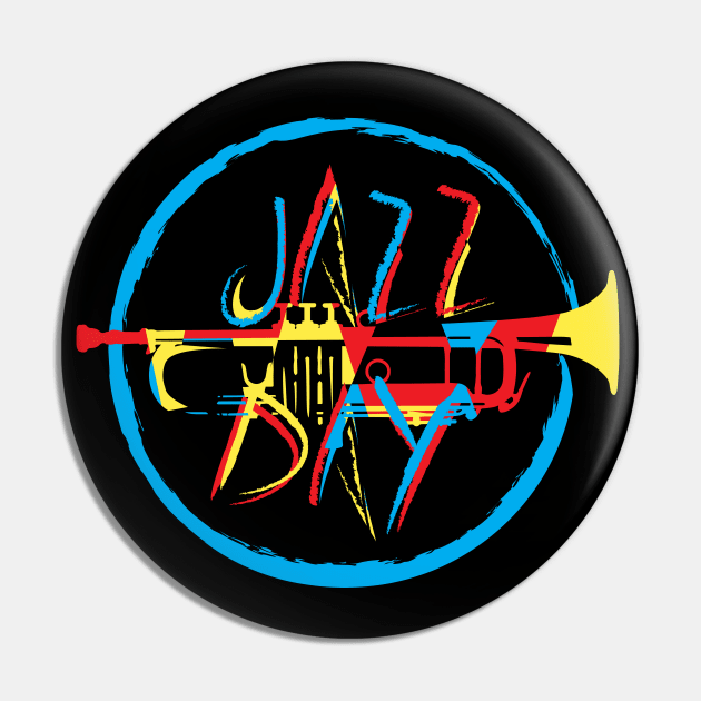 Colorful Jazz Day Pin by jazzworldquest