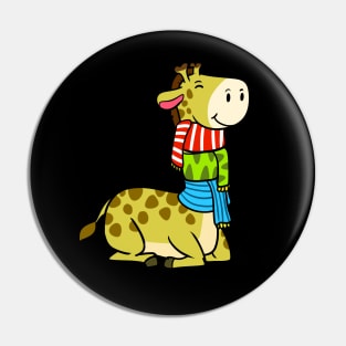 Chilly Giraffe Pin