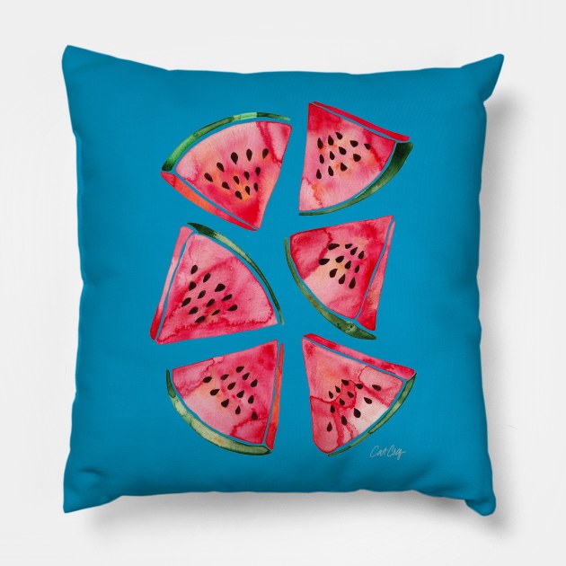 Watermelon Pillow by CatCoq