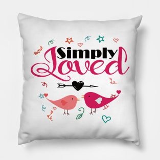 valentines day by chakibium Pillow