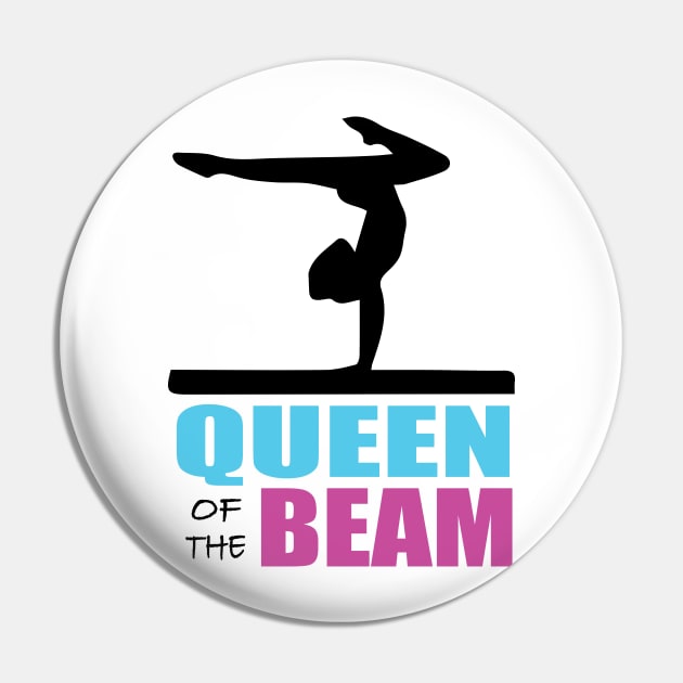Queen of the Beam Pin by sportartbubble