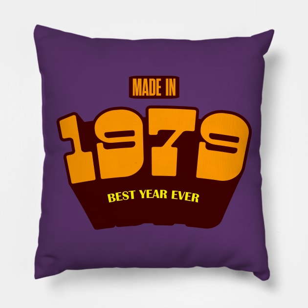 Made In 1979 Pillow by prometheus31