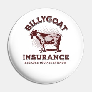 Billy Goat Insurance Pin