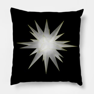 Moravian Star In The Dark Pillow