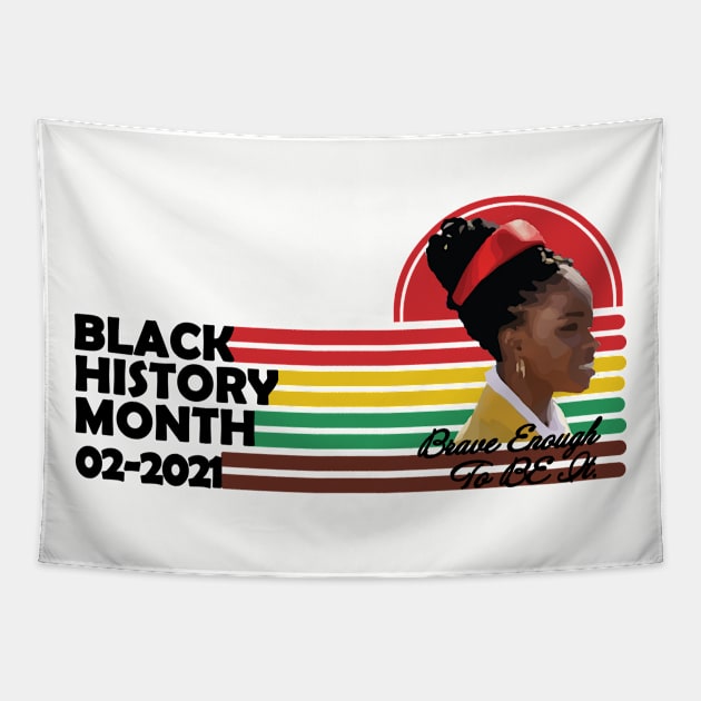 Black History Month 02-2021 - Show Your Color Pride Tapestry by RKP'sTees