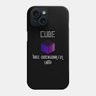 Cube Three dimensional evil entity Phone Case