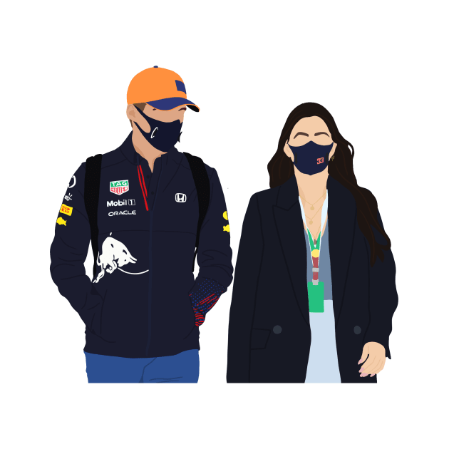 Max Verstappen and his girlfriend Kelly Piquet by royaldutchness