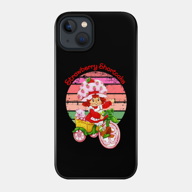 Vintage Cute Strawberry - Strawberry Shortcake - Phone Case