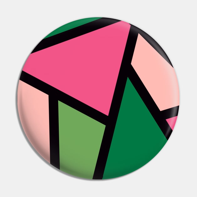 Watermelon Color Blocking Pin by StardustMedia