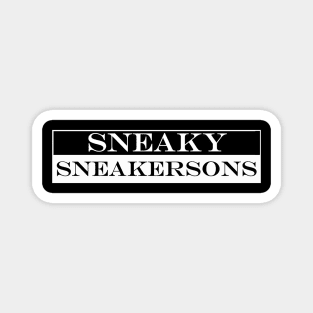 sneaky sneakersons Magnet