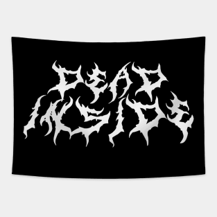 Dead Inside Metal Font Goth Halloween Fall Horror Shirt Tapestry