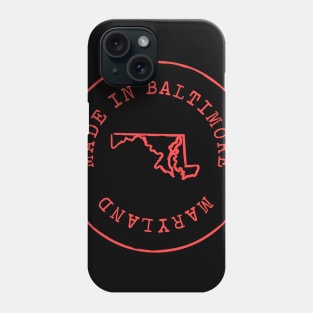 Made in Maryland T-Shirt Phone Case